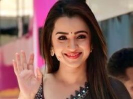 Hot & cute Looks of Actress Trisha Krishnan in Saree